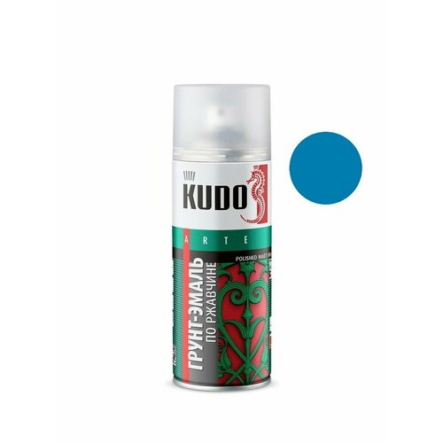 Грунт-эмаль гладкая матовая по ржавчине KUDO - 3