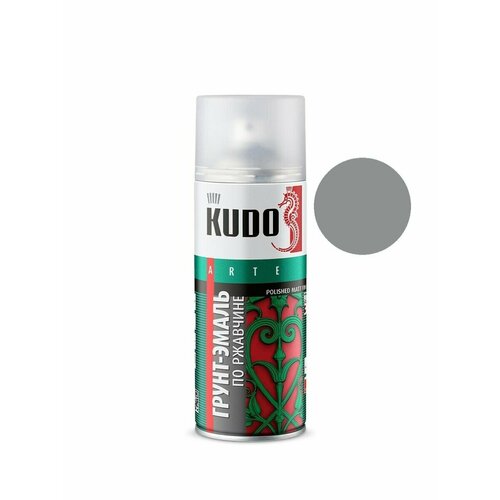 Грунт-эмаль гладкая матовая по ржавчине KUDO - 5