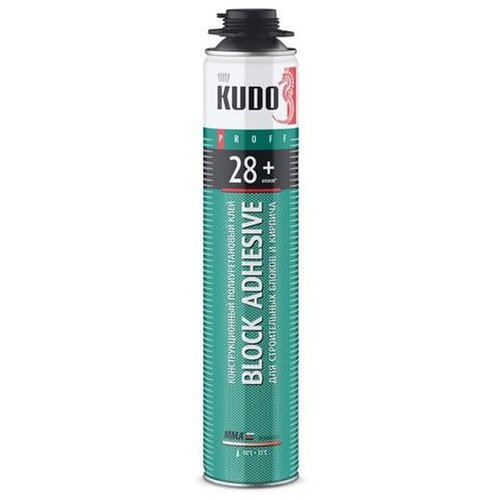 Клей полиуретановый проф. всесезонный для строит. блоков KUDO PROFF 28+ "троль-авто"