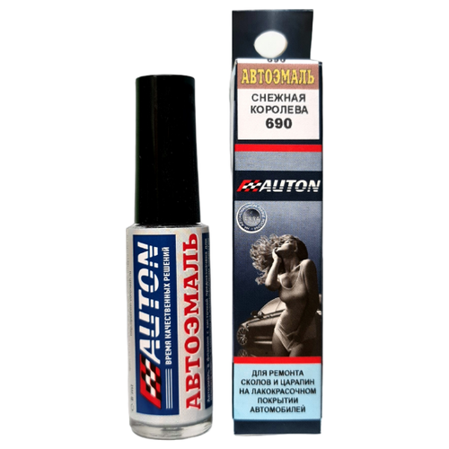 Автоэмаль акриловая AUTON + Лак акриловый, 610 Рислинг, флакон с кисточкой, 8 мл