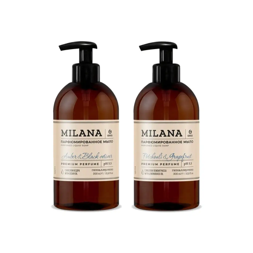 Парфюмированное жидкое мыло амбра пачули грейпфрут