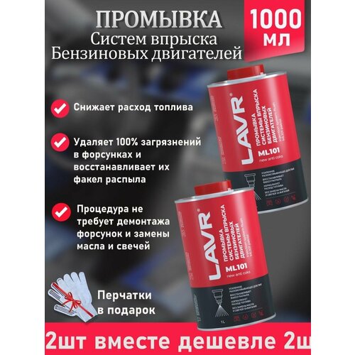Промывка систем впрыска бензиновых двигателей ML101, 2 л.