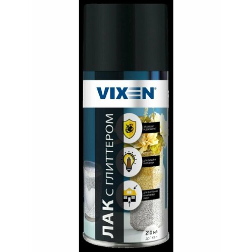 Лак с глиттером 210мл Золото