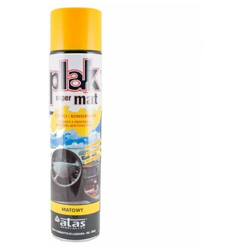 Полироль панели (600 мл) спрей матовый (папайя) "PLAK super mat"