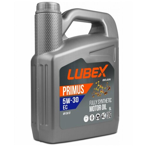 Моторное масло LUBEX PRIMUS EC 5W-30 синтетическое 5 л