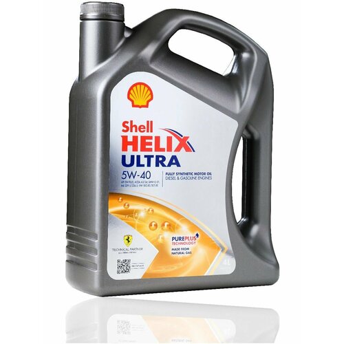 Синтетическое моторное масло 550052679 Shell Helix Ultra 5W-40, 4 L