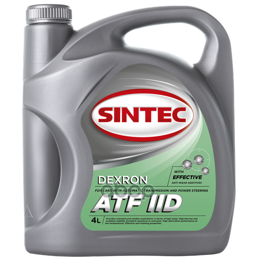 Sintec Atf Dexron Ii Масло Трансмиссионное (4l)_пл Крр SINTEC арт. 900260