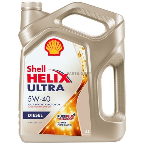 Shell Масло Моторное Синтетическое Helix Diesel Ultra 5W-40 4Л 550046371