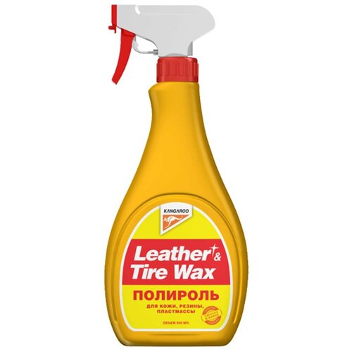 Полироль Супер блеск Leather & Tire Wax Super Gloss, 500мл
