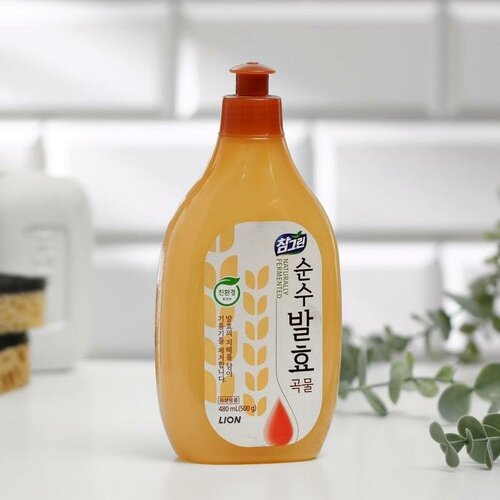 Средство для мытья посуды CJ Lion Chamgreen Pure Fermentation, 5 злаков, 480 мл