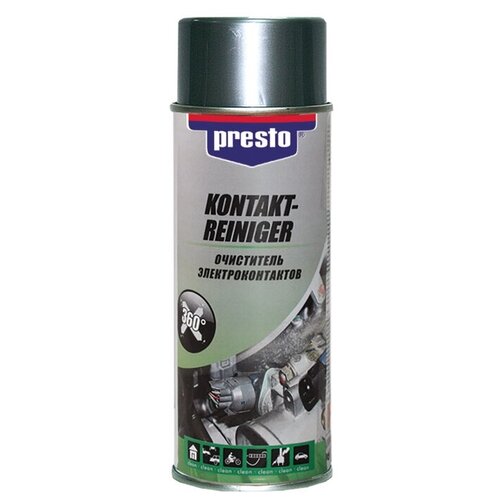 Очиститель электроконтактов PRESTO, 400 мл, аэрозоль