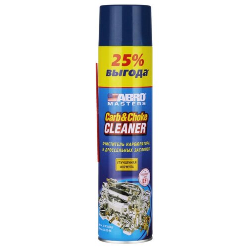 Очиститель карбюратора XL ABRO MASTERS, 453 г CC-120-RE