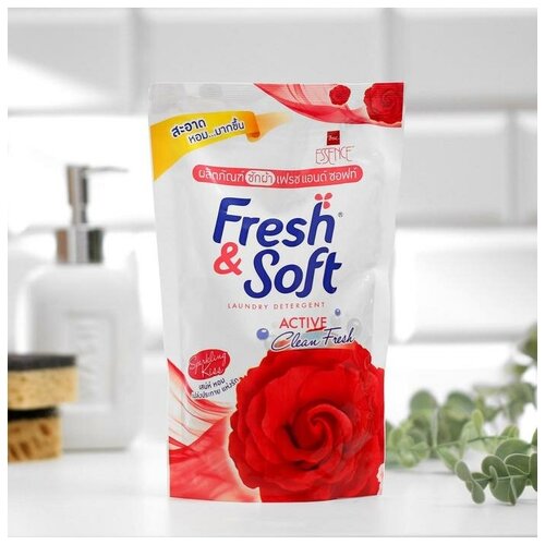 Гель для стирки Lion Fresh&Soft, "Искристый поцелуй" 400 мл