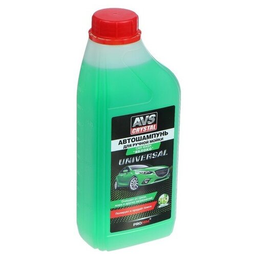 Автошампунь AVS Универсальный, яблоко, 1 л, AVK-705 4407298
