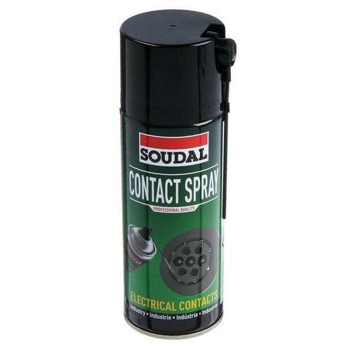 Спрей для электрических контактов Soudal CONTACT SPRAY, на основе минерального масла, 400 мл