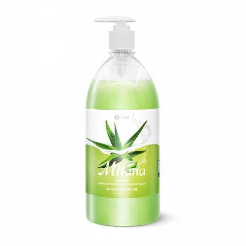 GRASS Жидкое крем-мыло Grass Milana "Алоэ вера", 1 л