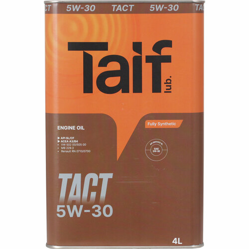 Масло моторное TAIF TACT 5W-30 4л