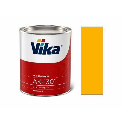Краска эмаль Vika акрил. АК-1301 2К № 299 Желтое такси 0,85 кг