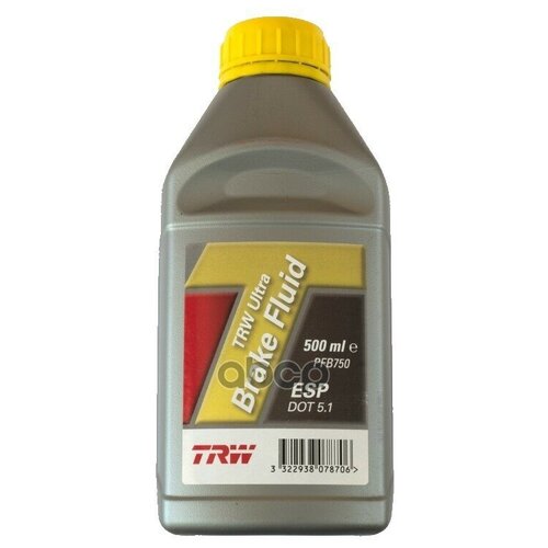 Жидкость Тормозная Trw Brake Fluid Ultra Dot5.1 1 Л Pfb501se TRW арт. PFB501SE