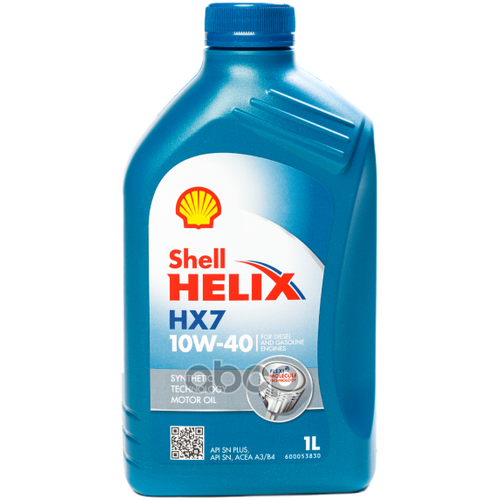 Shell Масло Shell Helix Hx7 10W40 A3/B4 Sn/Cf ( 1Л) П/Синт