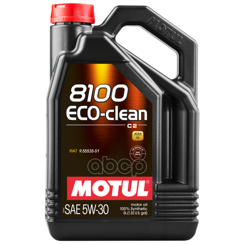 MOTUL Motul 5w30 (5l) 8100 Eco-Clean_масло Моторное ! Acea: C2 (Синт.)