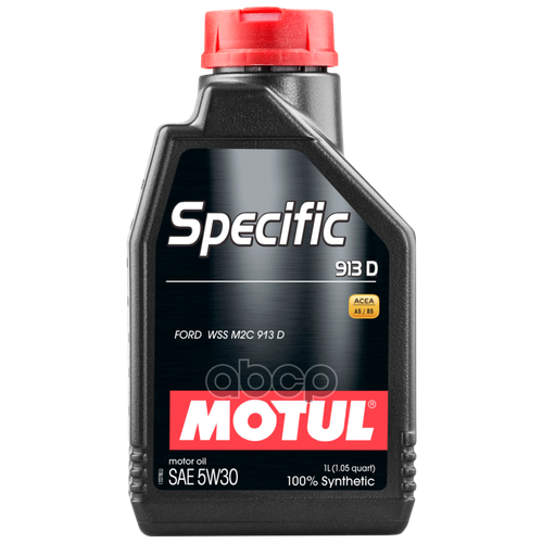 MOTUL Масло Моторное 5w30 Motul 1л Синтетика Specific 913d Ford A5/B5_ме