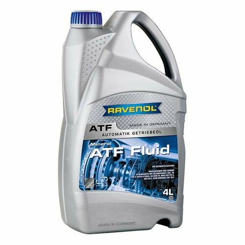 Масло АКПП RAVENOL ATF Fluid 4 литра 4014835733497