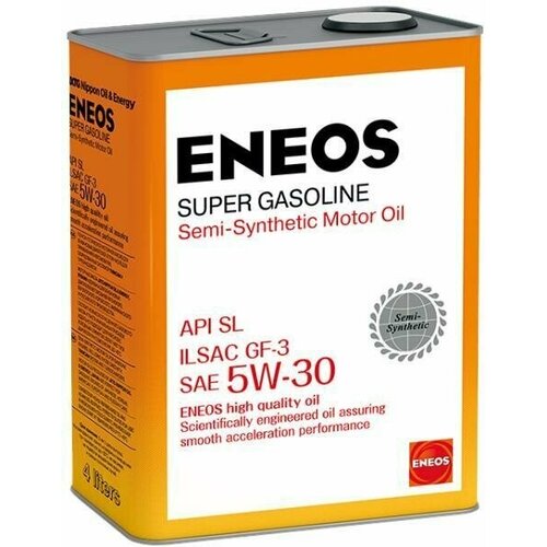 Масло моторное ENEOS Super Gasoline SL 5W-30 Полусинтетическое 4л