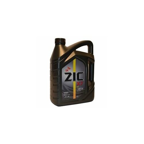 Масло ZIC 10W40 X7 Diesel Cl-4 синтетическое 6 литров (Аналог ZIC 5000 10/40)