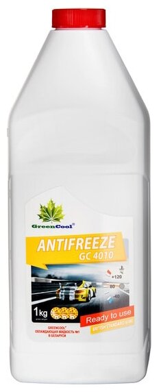 Антифриз Greencool Gc4010 G11, 10 Кг (Жел.) GreenCool арт. 752187