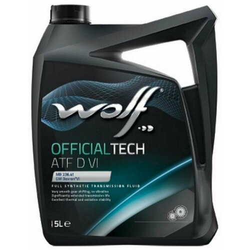 WOLF OIL 1044605 Масло трансмиссионное OFFICIALTECH ATF D VI 5L