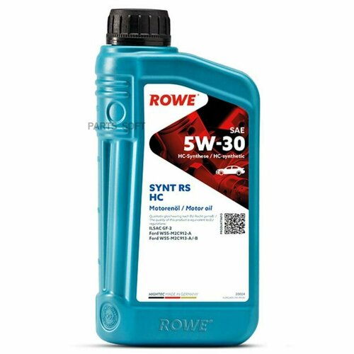 ROWE 20024-0010-99 Масло моторное HIGHTEC SYNT RS 5w-30 HC (1л)
