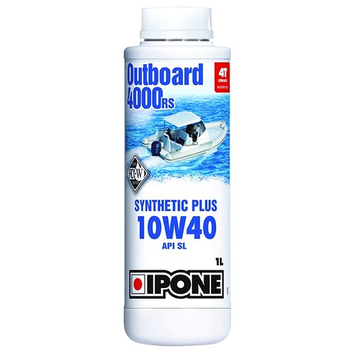 Моторное масло IPONE OUTBOARD 4000 RS 4T 10W-40 SL, 1л