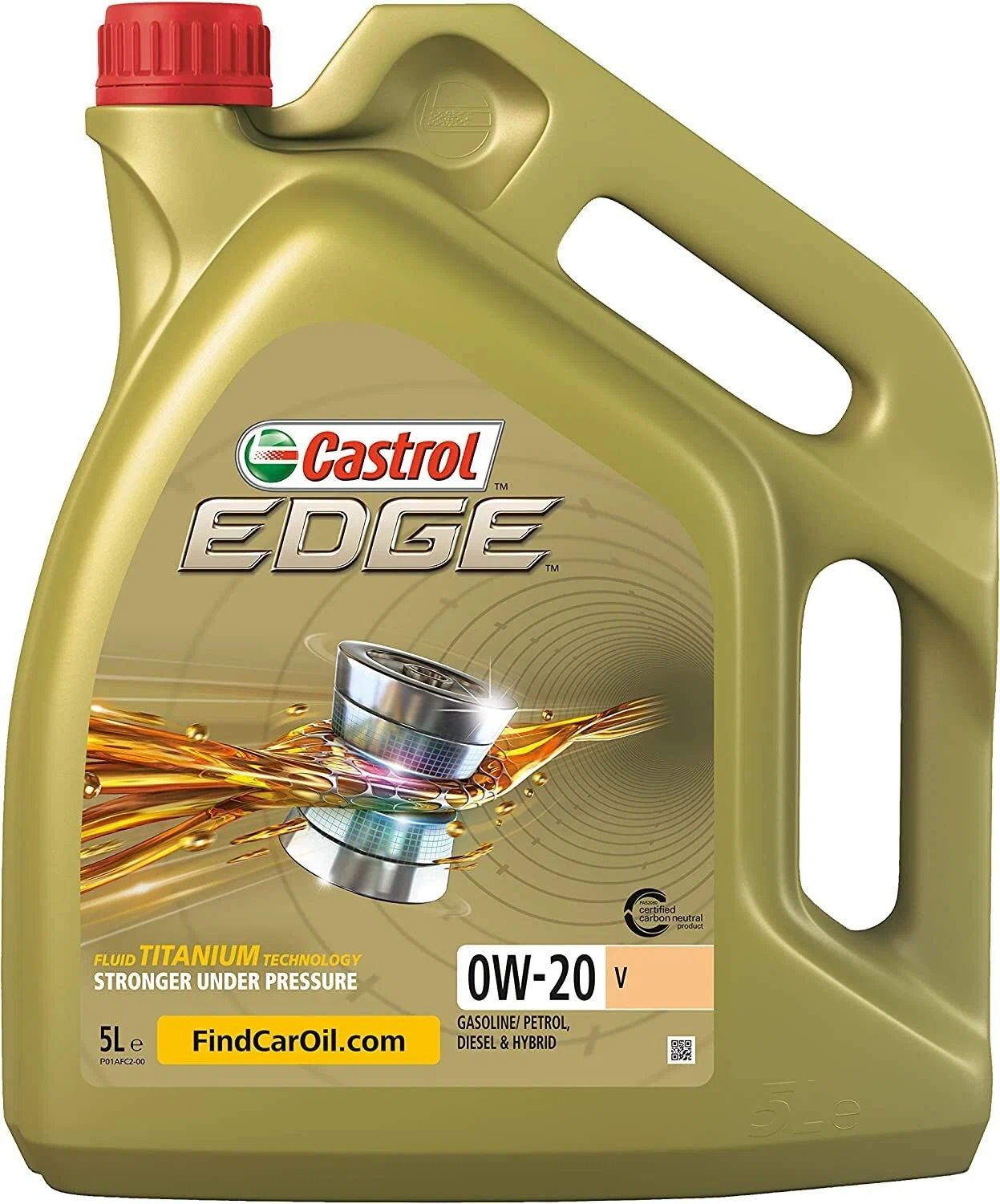 Моторное масло Castrol, 15DA9B, EDGE 0W20 V 5л