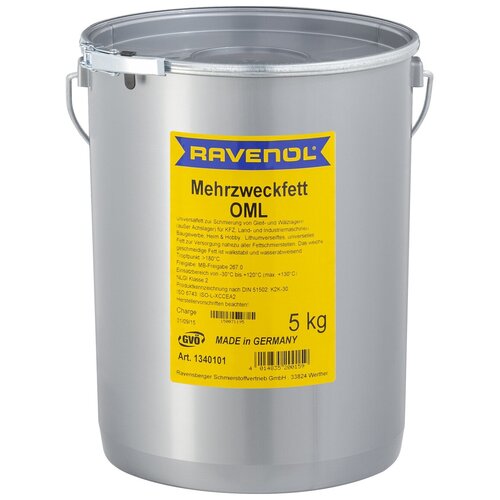 Смазка RAVENOL Mehrzweckfett OML 5кг