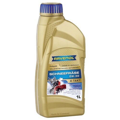Масло Для Снегоуборочной Техники 4-Takt 0w-30 1л (Синтетика) Ravenol арт. 1151106001