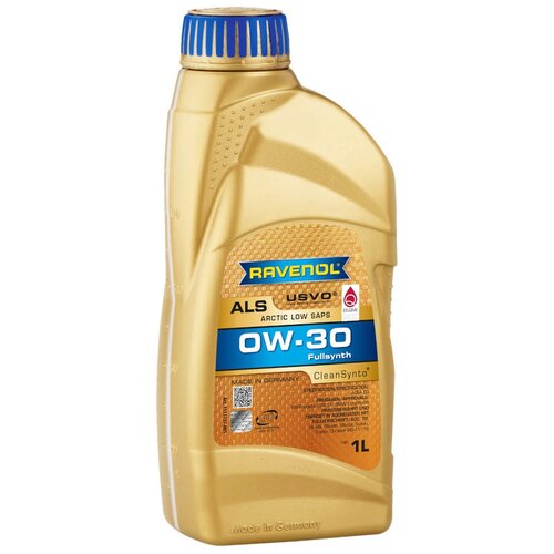 RAVENOL 4014835797796 Масло моторное RAVENOL Arctic Low SAPS ALS SAE 0w30 ( 4л) 1шт