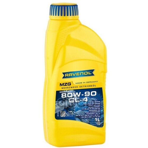 Масло Трансмиссионное Mzg 80W-90 Gl-4 1Л (Минеральное) Ravenol арт. 1223105001
