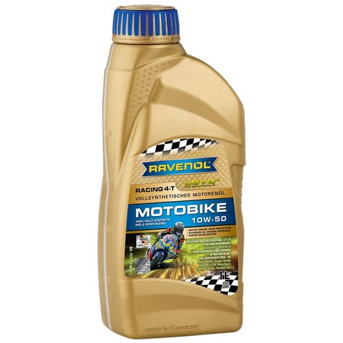 Моторное масло RAVENOL Racing 4-T Motobike SAE 10W-50 (1л)