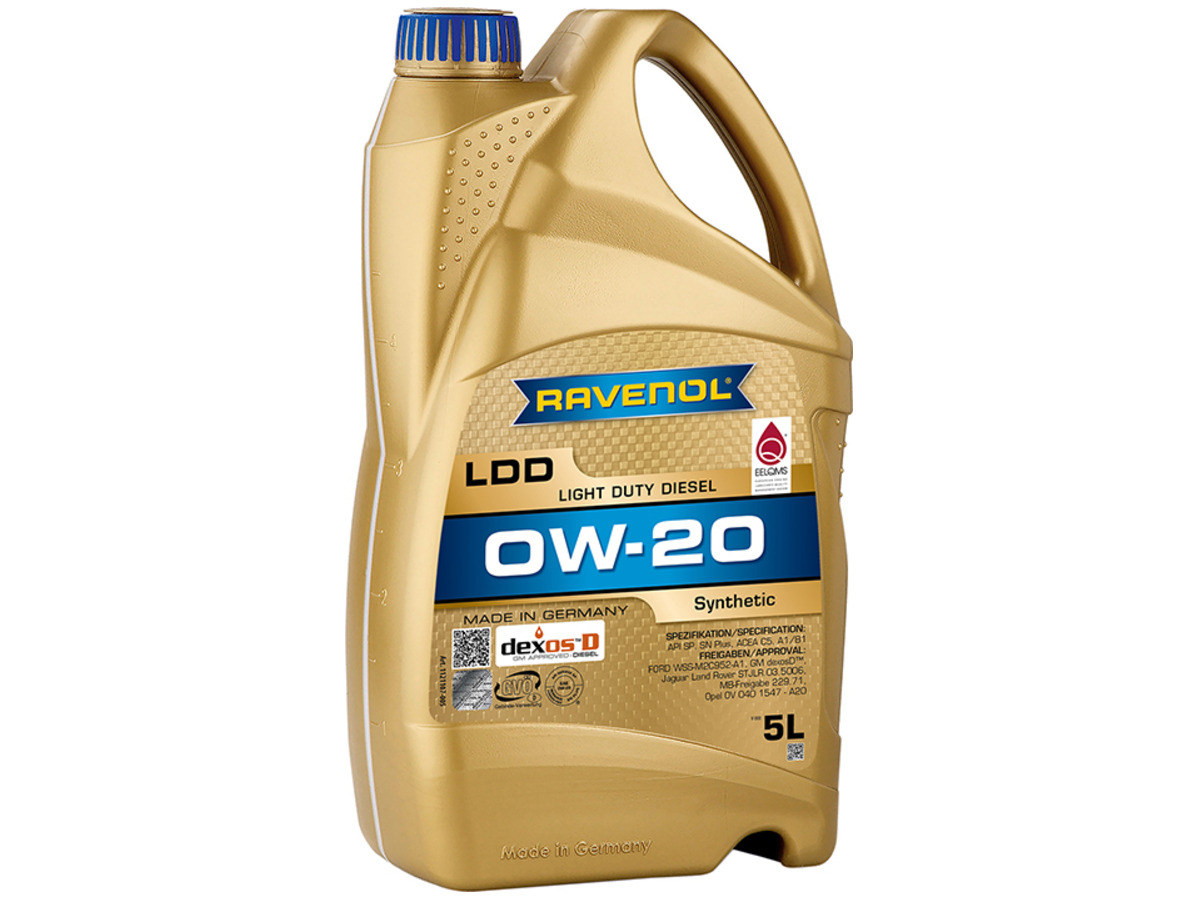 Моторное масло Ravenol LDD Light Duty Diesel 0W20 5л