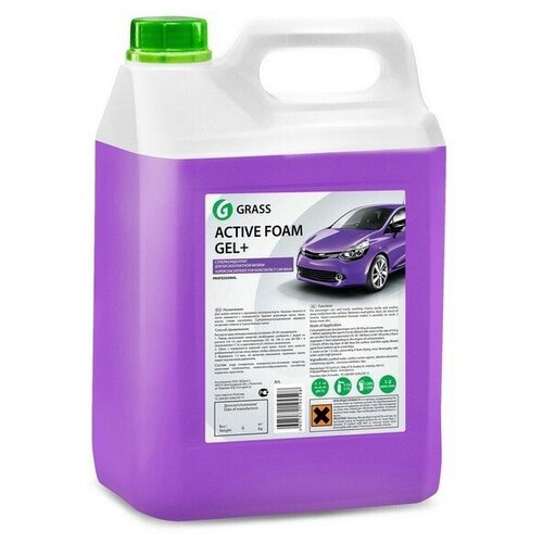 113181 Grass Шампунь Active Foam GEL+ для бесконтакной мойки концентрат 6кг