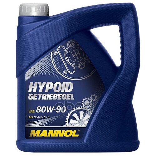 8106 Mannol Hypoid Getriebeoel 80W90 4 Л. Трансмиссионное Масло 80W-90 MANNOL арт. 1354