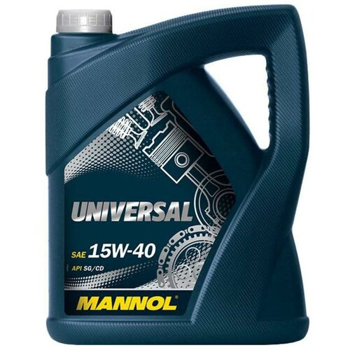 MANNOL 1221 Масло моторное 15W40 MANNOL 5л минеральное Universal SG/CD