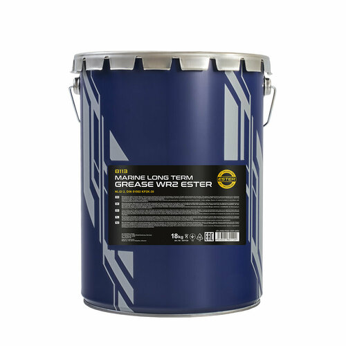 Смазка желтая WR-2 Long Term Grease 18кг, 2147