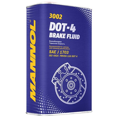 Жидкость тормозная DOT-4 910г SCT MANNOL 8941