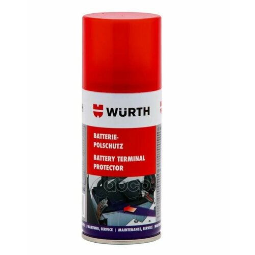 WURTH Спрей для защиты клемм АКБ (890104), 150 мл