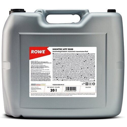 Масло трансмиссионное ROWE HIGHTEC ATF 9000, (красная) 20л.