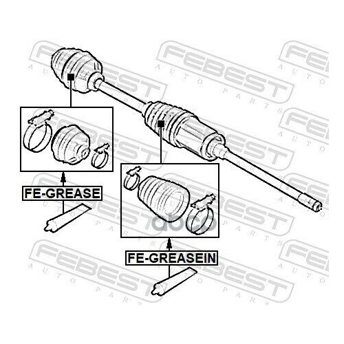 Смазка Внутреннего Шрус Febest арт. FEGREASEIN