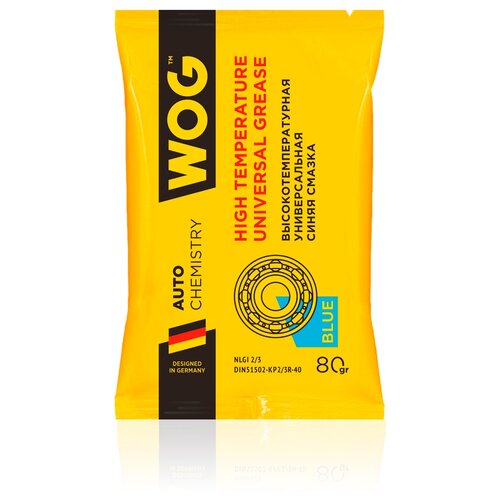 Смазка Синяя Ep Wog, 80 Гр. WOG арт. WGC0615