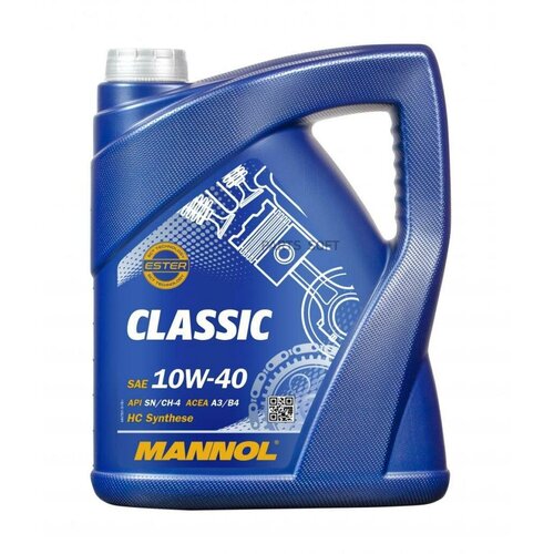 MANNOL MN7501-5 7501-5 MANNOL CLASSIC 10W40 5 л. Полусинтетическое моторное масло 10W-40